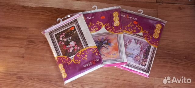 Наборы вышивки крестом, лентами,бисером,алмазами