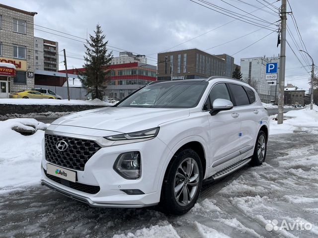 Hyundai Santa Fe 2.2 AT, 2019, 33 000 км