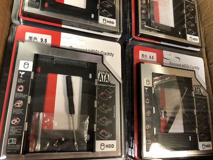 Оптибей Optibay SSD HDD 2.5 SATA 9.5 и 12.7 мм опт