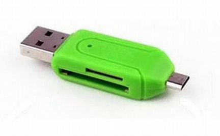Переходник USB-адаптер SD-Micro Sd для телефона
