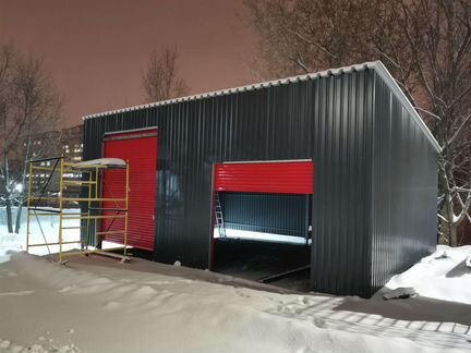 Ангар быстровозводимый гараж сто автосервис