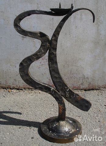 Канделябр кованый, 32 см