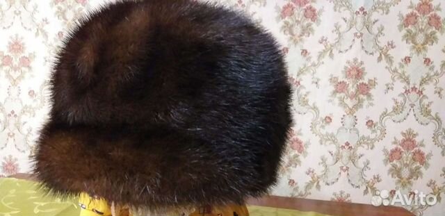 Шапка норковая женская