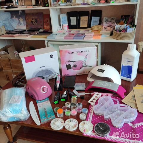 Набор для маникюра и покрытия ногтей гель лаком