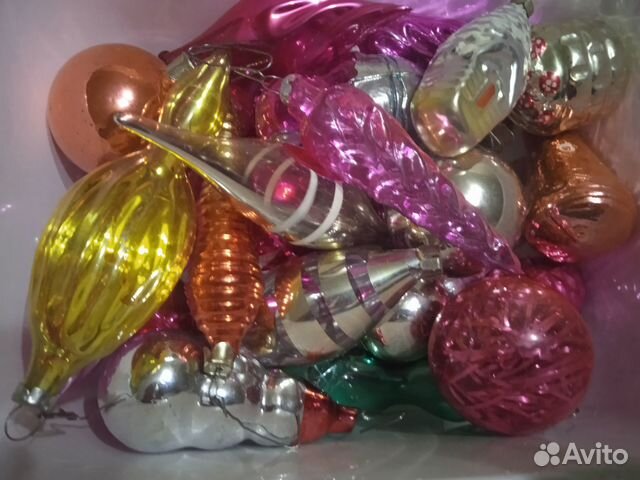 Елочные игрушки СССР советские