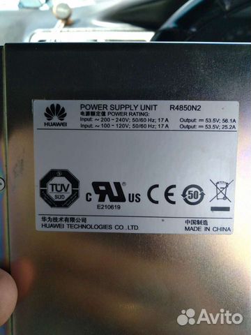 Серверный блок питания huawai R4850N 3кВт