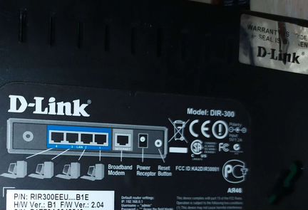 Wi-fi роутер D- link Dir-300