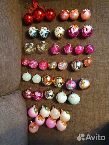 Елочные игрушки СССР шары