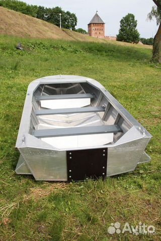 Алюминиевая лодка Мста-Н 3.5 м., новая, с булями