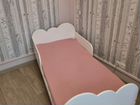Детская кроватка облачко 160см + матрац объявление продам