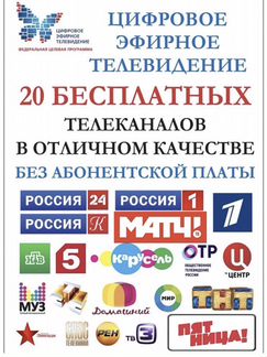 Установка антенн для цифрового тв