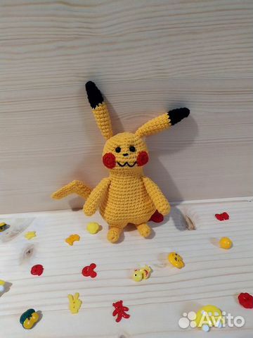 Пикачу (вязаная игрушка)