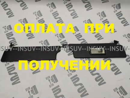 Козырек солнцезащитный Нива 21213 черный (2шт)