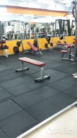 Резиновая плитка Setfor Лайт 1000х1000х20, 500х500