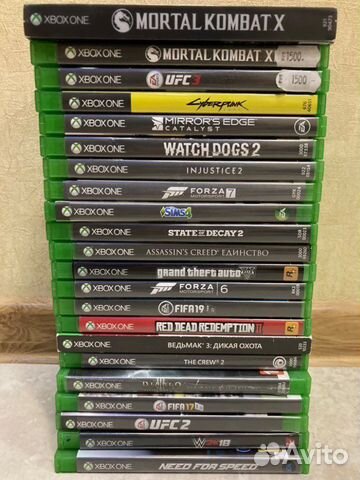 Диски на xbox one игры