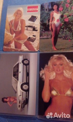 Японские календарики времен СССР