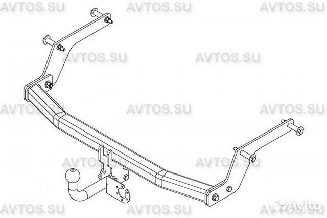 Фаркоп renault sandero (2014) (AvtoS RN 11)