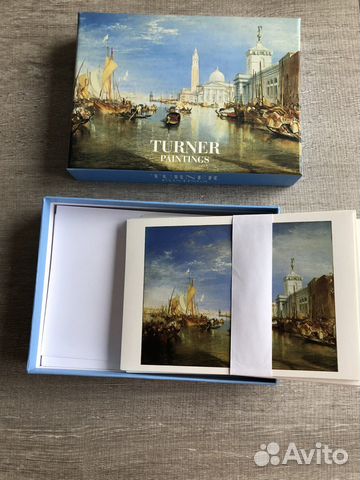 Набор 17 открыток с картинами Тернера