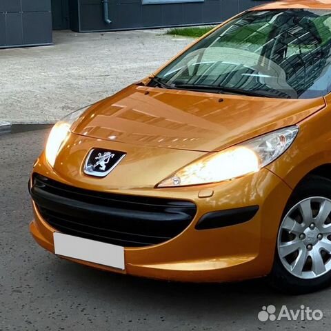 Бампер передний в цвет Peugeot 207 (2005) Пежо