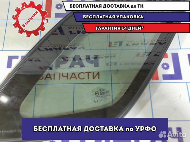 Стекло кузовное глухое правое Kia Sportage (KM) 87
