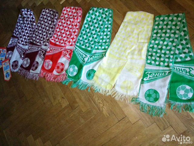 Первые шарфы фк Зенит СССР 1984 г роза ленинград R