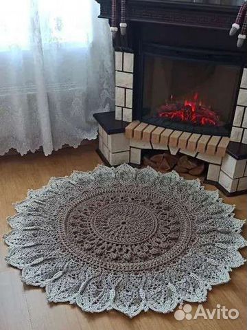 Ковер Шарм,d 140 см, ручная работа, в наличии