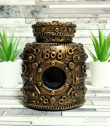 Банка для чая и кофе. Стимпанк
