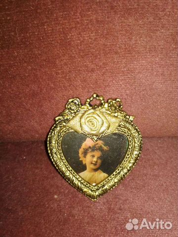 Рамка мини камея роза америка винтаж 70 х