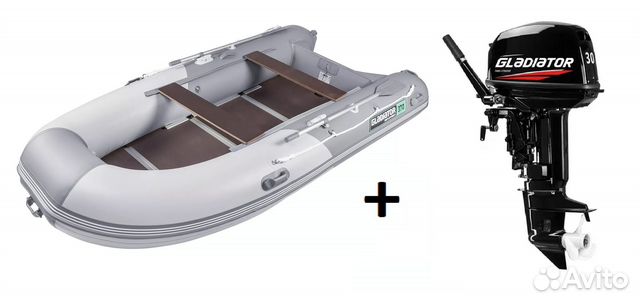 Мотор Gladiator G30FHS + Лодка Gladiator B370