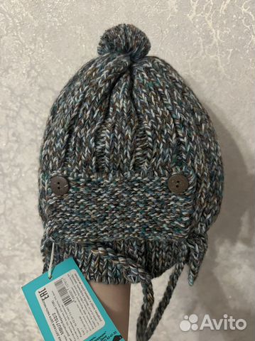Шапка для мальчика зимняя 50-52 р, новая