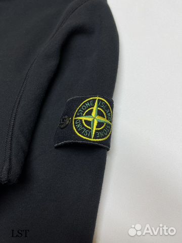 Stone island (куртка + зип худи) черный (M,L)