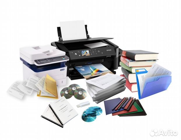 Типография, принт, распечатка, переплет, копирка