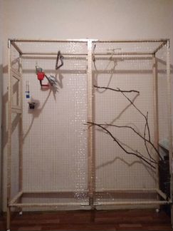 Большая клетка вольер для средних попугаев