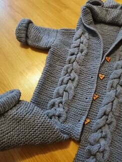 Вязаный Комбинезон для мальчика 68 р