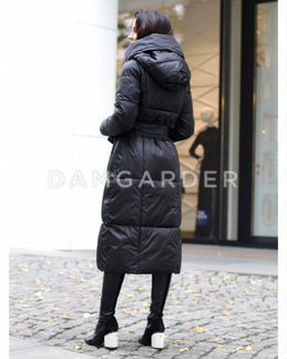 Пальто удлинённое с поясом