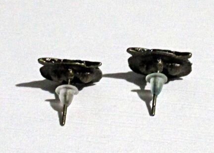 Совы голубоглазые. Серьги пуссеты Fashion Jewelry