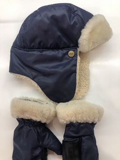 Шапка и варежки Ugg Australia оригинал