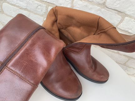 Кожаные сапоги Zara р33 и 34