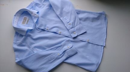 Рубашки под синюю форму 7-8 л Zara,Massimo