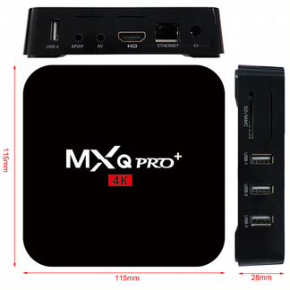 Smart TV приставка MXQ Pro Plus 4K RAM 2GB ROM 16G