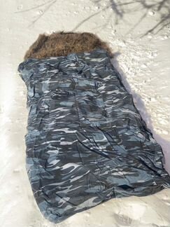 Спальный мешок из натурального меха