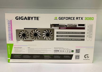 Видеокарта gigabyte GeForce RTX 3080 vision OC 10G