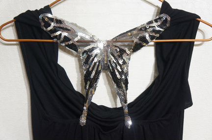 Топ чёрный, Франция, размер S