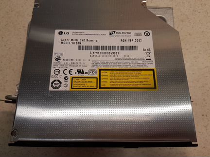 Привод для ноутбука DVD RW SATA GT20N