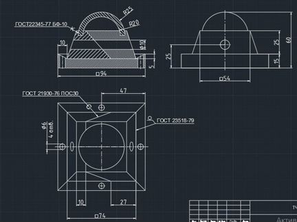 Чертежи на платформе autocad, 3D-чертежи