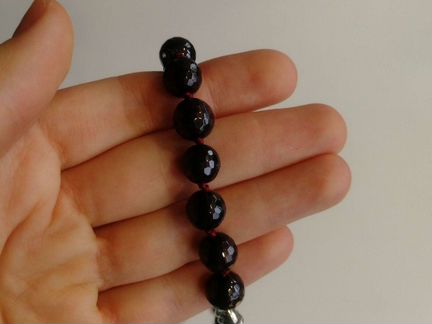 Гранатовые бусы, 47 см