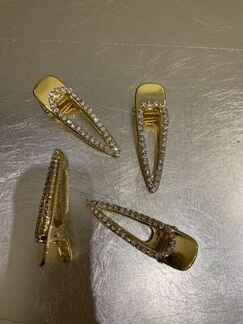 Заколки с кристаллами Swarovski