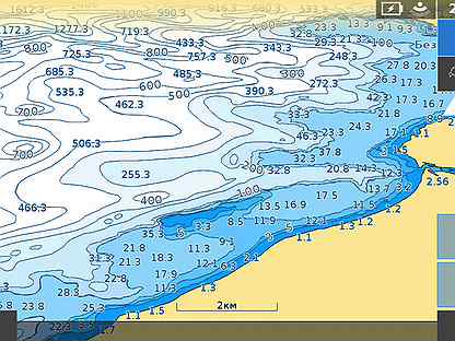 Карта глубин байкала подробная для навигатора