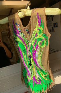 Купальник для художественной гимнастики 134-140см