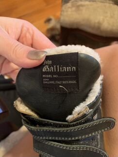 Ботинки. Полусапожки 32 размер. Кожа. Мех. Италия